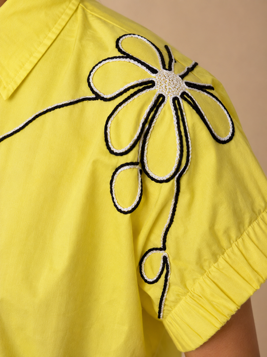 Florra Shirt in yellow
