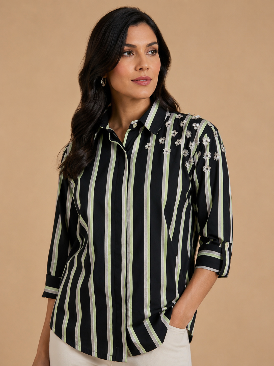 Black Stripe Shirt