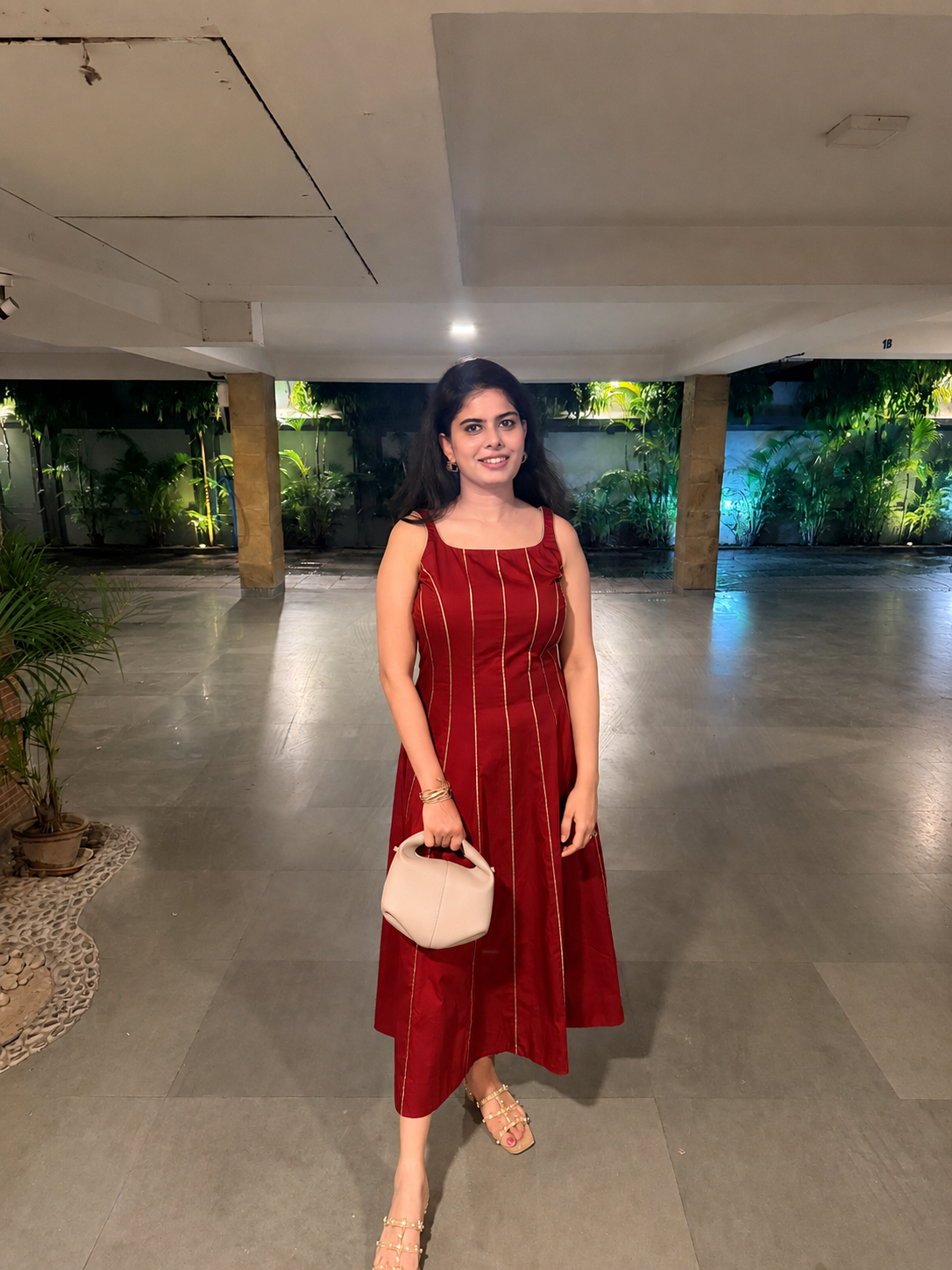 Ilara Dress in rust