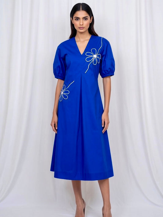 Royal blue Ria Dress