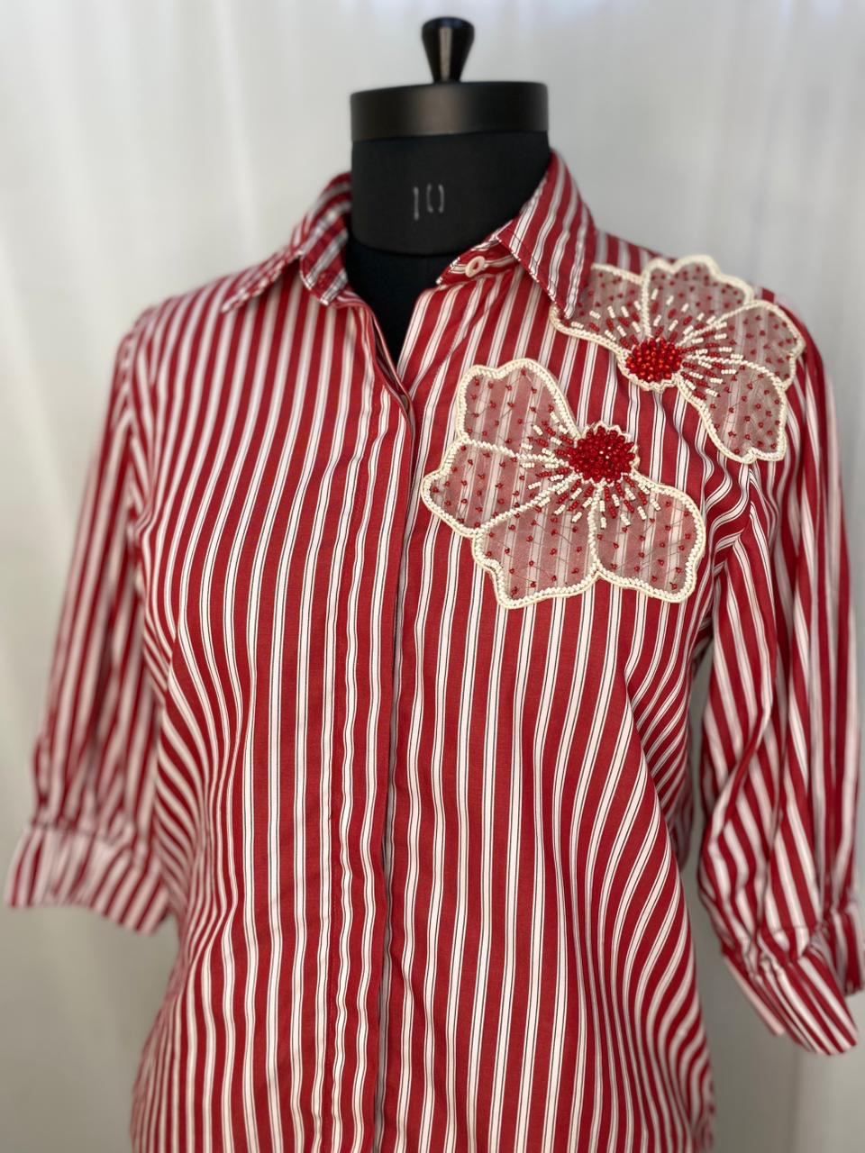 Red stripe shirt