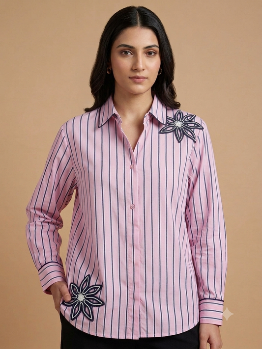 Pink Stripe Shirt