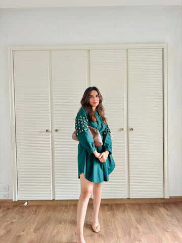 Green Zina Dress