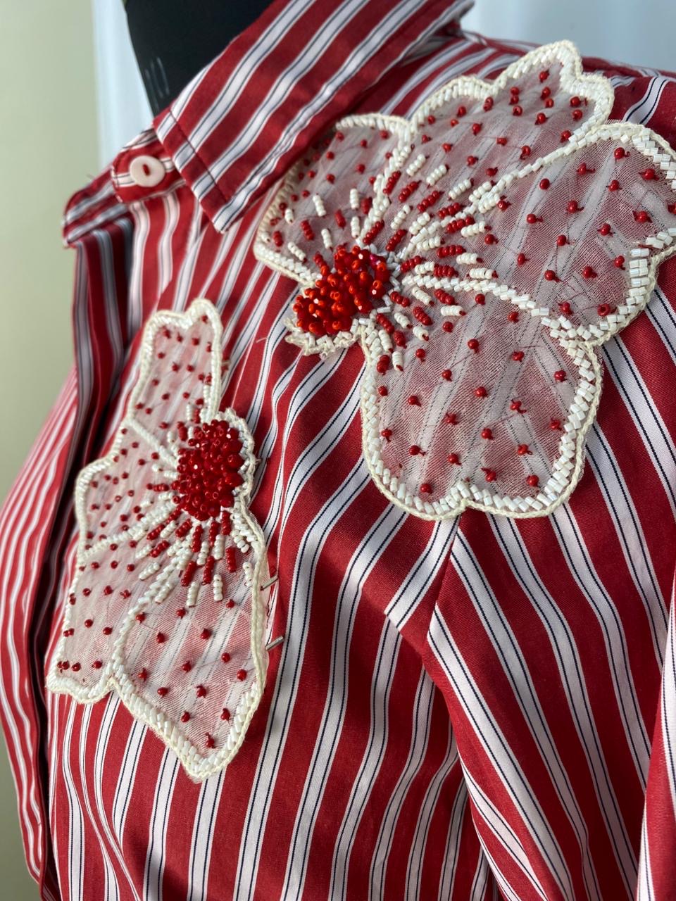 Red stripe shirt