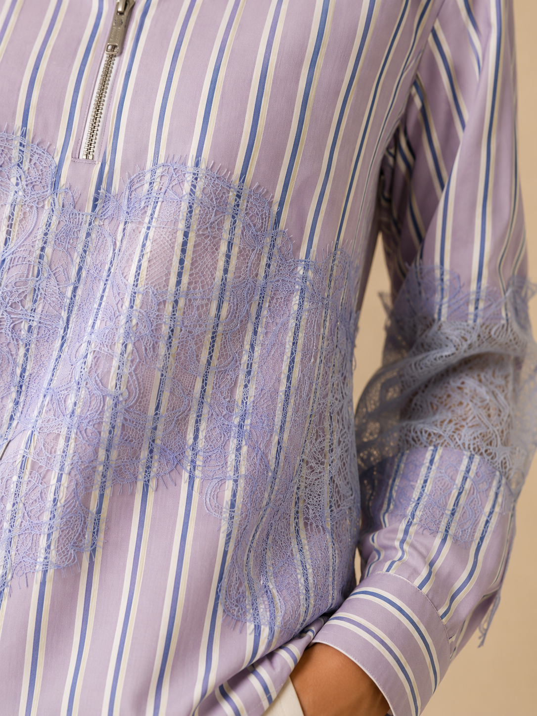 Lace lavender Shirt