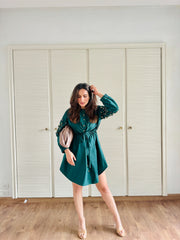 Green Zina Dress