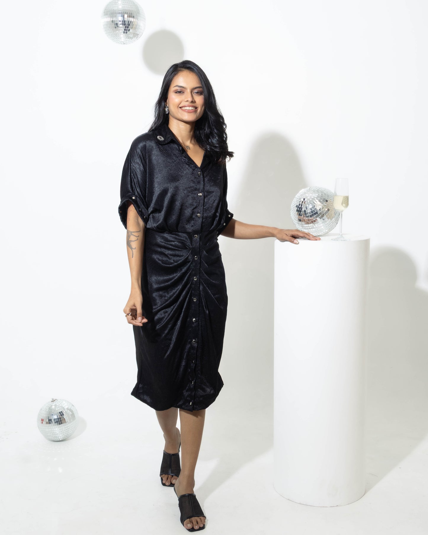 Amara dress in Black