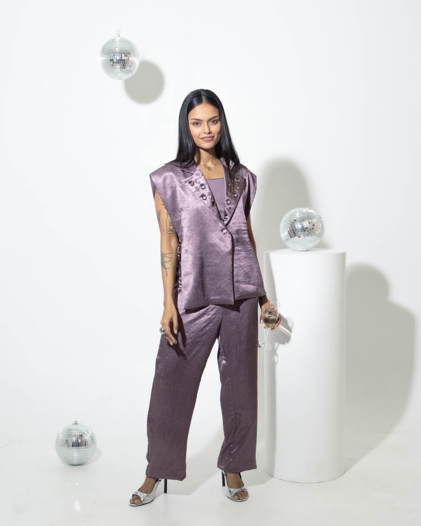 Noira Set in Mauve
