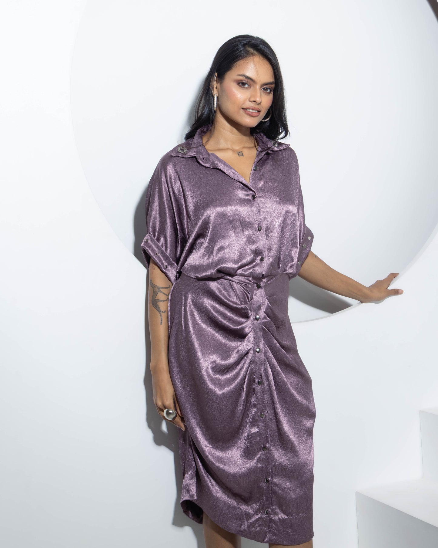 Amara dress in Mauve