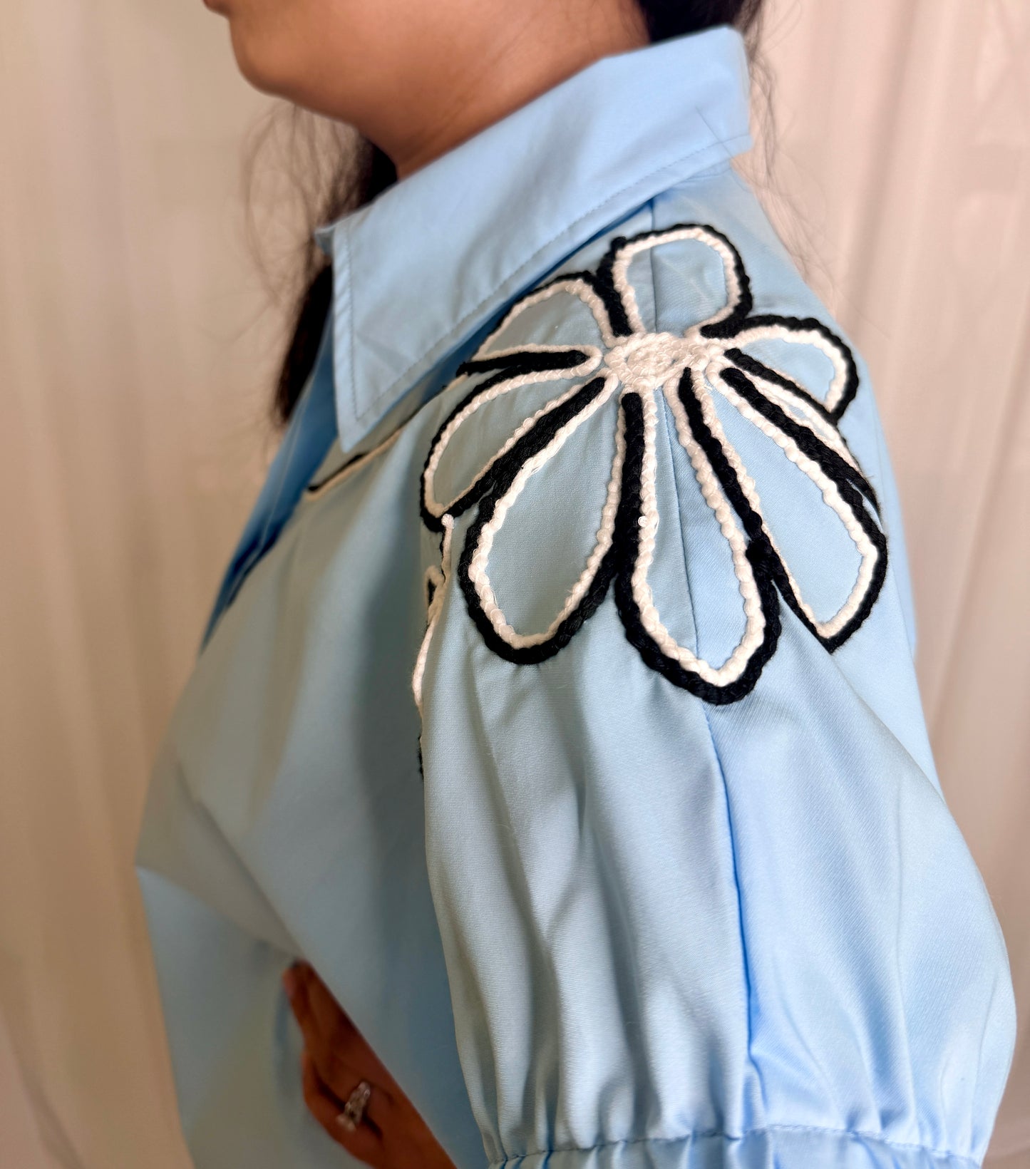 Florra Shirt in Powder Blue
