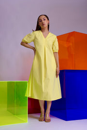 Yellow Rhea Dress