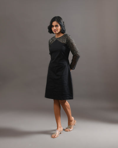 BLACK ALLURE DRESS