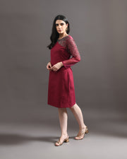 WINE ALLURE DRESS