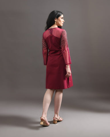 WINE ALLURE DRESS