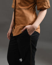 BROWN CELINE TOP