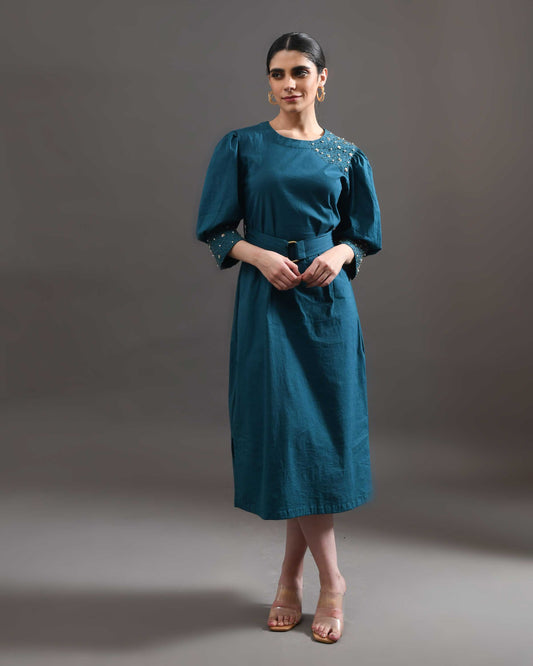 EMA DRESS (BLUE)