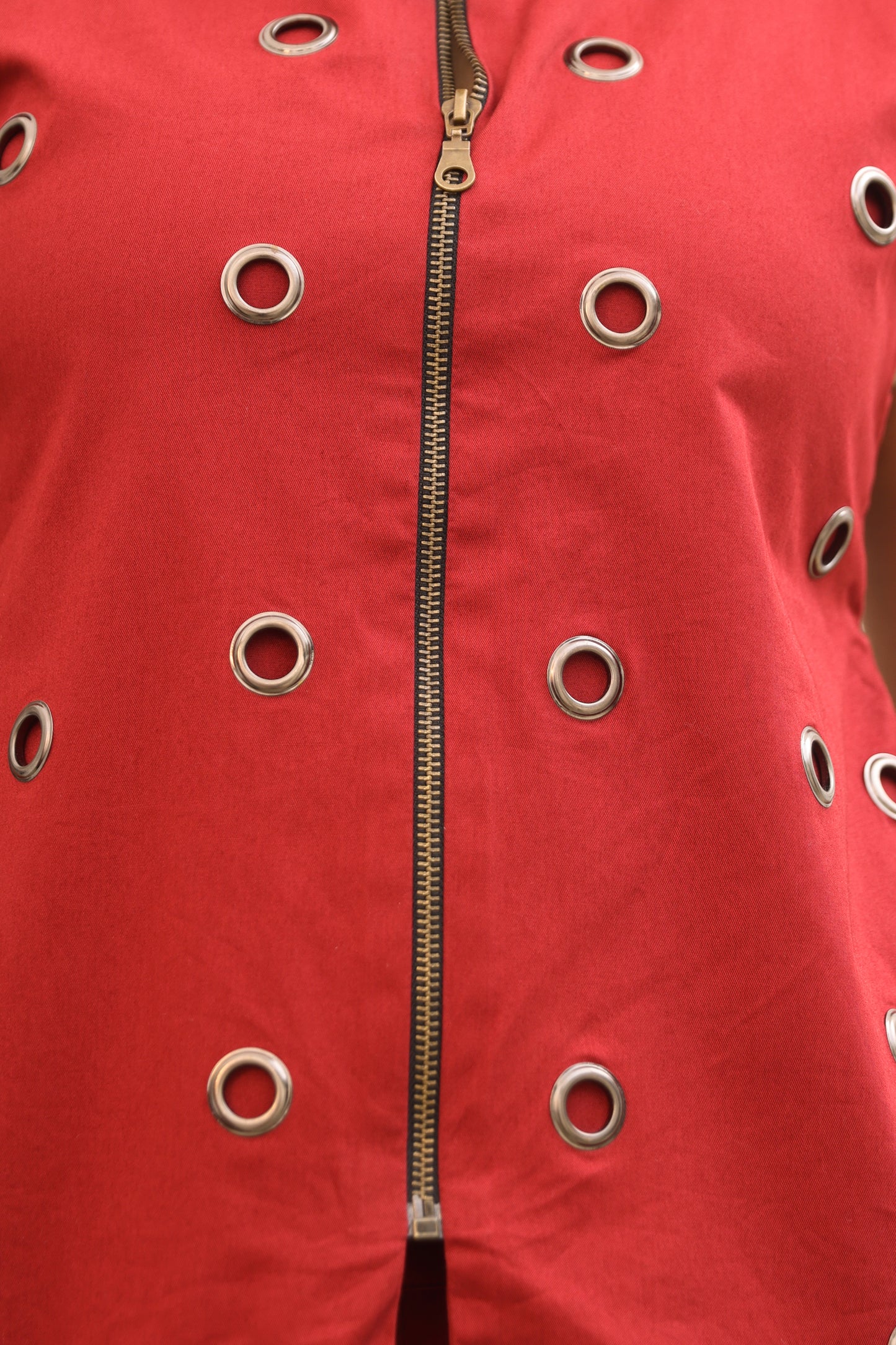 Eylet Co ord Set in Rust